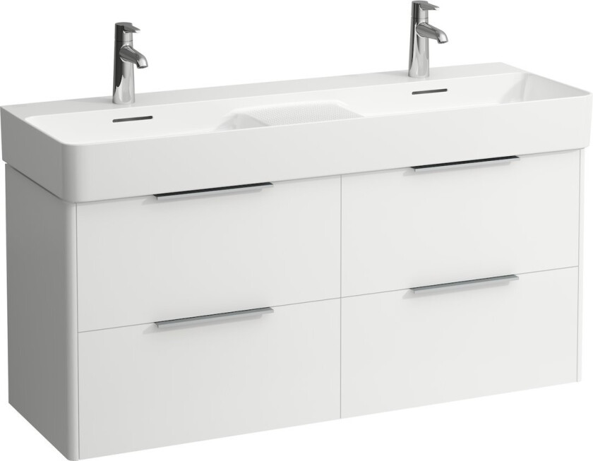 LAUFEN BASE UNDERSKAP M/4 SKUFFER, MATT HVIT