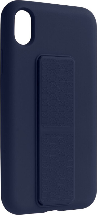 LEKI BYCPH COVER IPHONE X/XS SILIKON MØRK BLÅ GRIP AND STAND