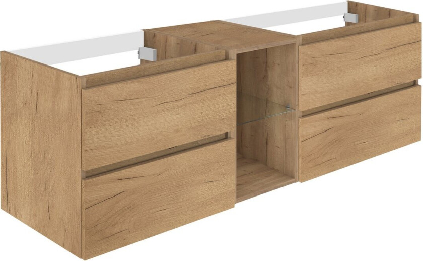 ALLIBERT LUNIK UNDERSKAP 150 CM HALIFAX NATUR EIK