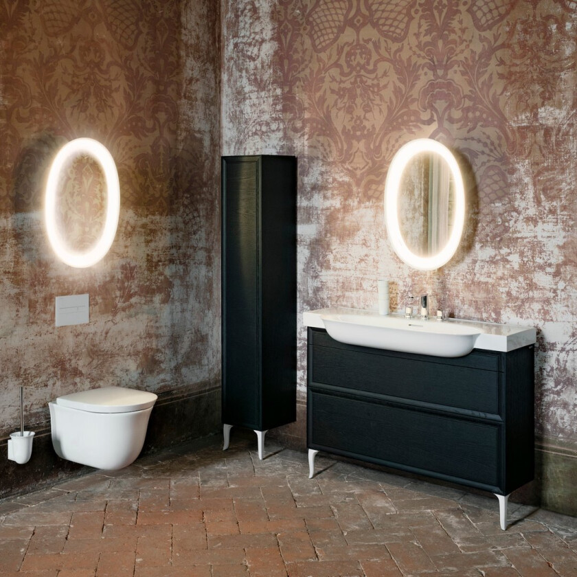 LAUFEN NEW CLASSIC SERVANTSKAP 120 CM 1 SKUFF SORT EIK