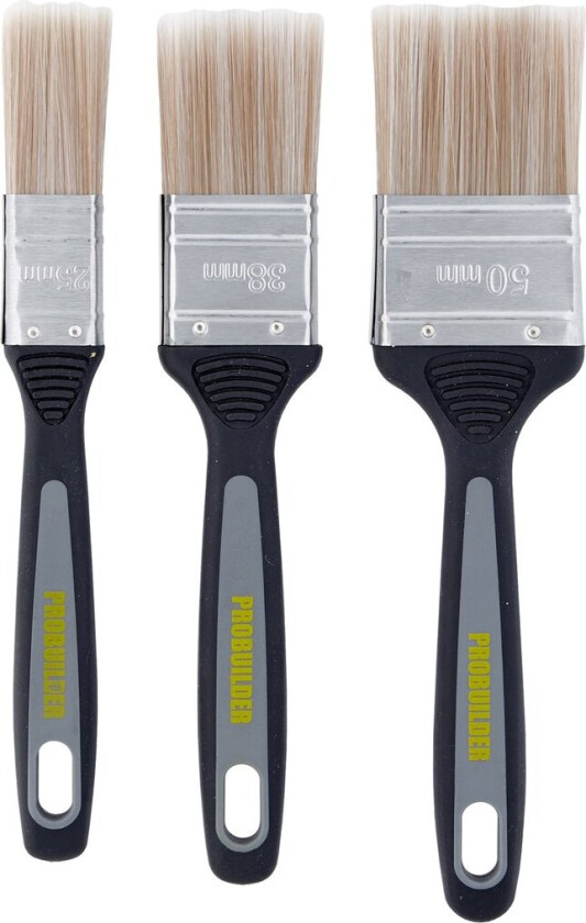 PROBUILDER PENSELSETT 3 DELER SOFTGRIP