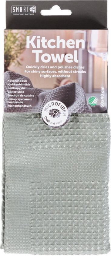 Bilde av SMART MICROFIBER KJØKKENHÅNDKLE GRØNN
