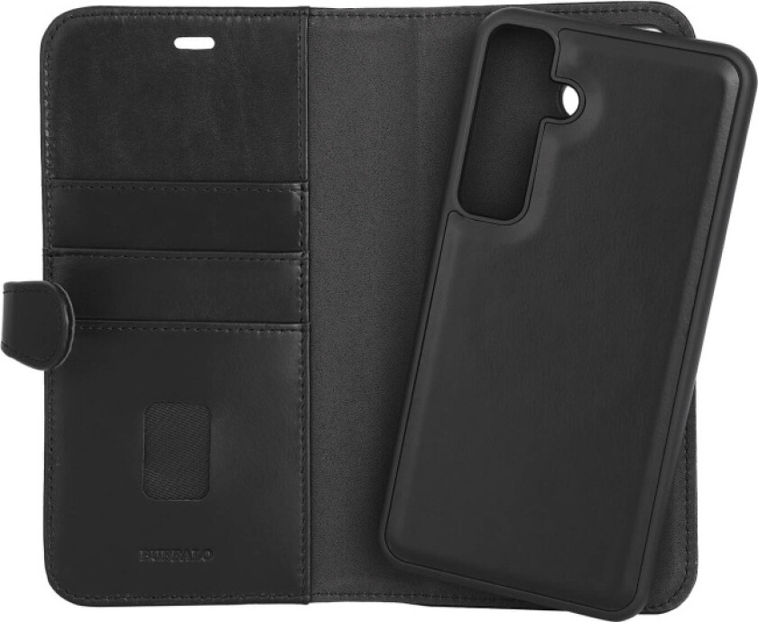 2in1 Wallet Leather 3 card Samsung S24 FE 5G Black