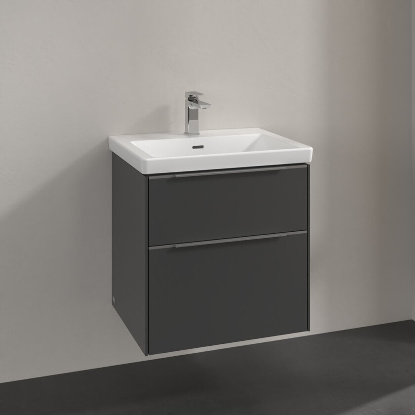 VILLEROY & BOCH SUBWAY 3.0 SERVANTSKAP 57X47 GRAPHITE HÅNDTAK I KROM