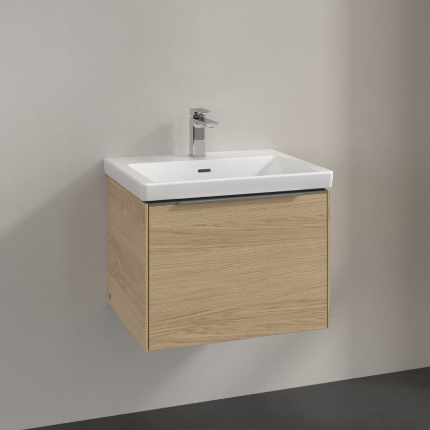 VILLEROY & BOCH SUBWAY 3.0 SERVANTSKAP 57X42 NORDIC OAK HÅNDTAK I KROM