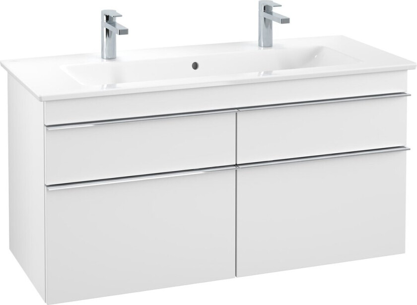 VILLEROY & BOCH VENTICELLO SERVANTSKAP HVIT MATT M/4 SKUFFER 1153 X 590 X 477 MM