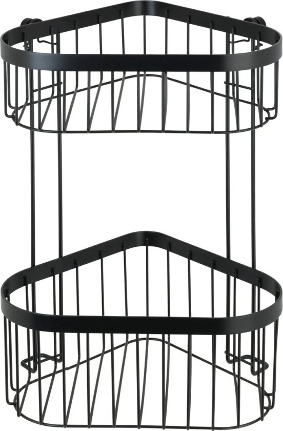 WENKO CLASSIC PLUS DUSJHYLLE DOBBEL HJØRNE SORT
