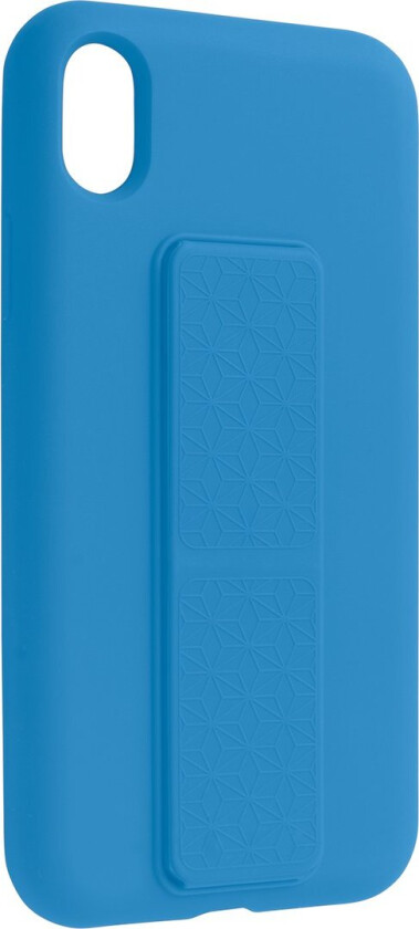 LEKI BYCPH COVER IPHONE X/XS BLÅ GRIP AND STAND SILICONE