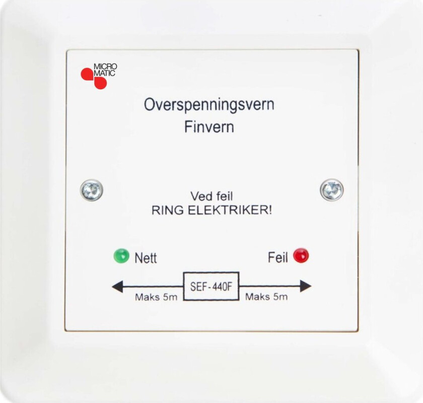 MICROMATIC FINVERN SEF-440F FOR MONTERING I BOKS T3