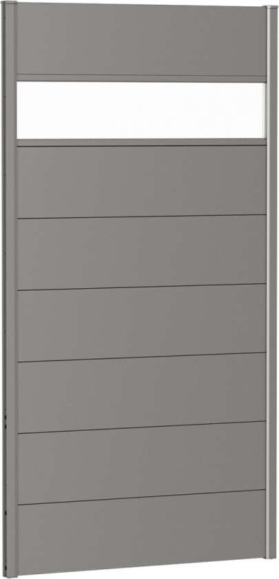 Bilde av BIOHORT VEGGPANEL FOR LEVEGG AKRYLGLASS 100X180 KVARTSGRÅ METALLIC