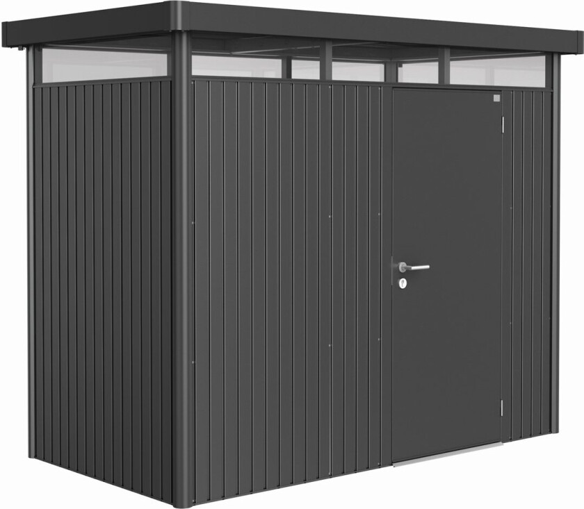 BIOHORT UTEBOD HIGHLINE H1 1 DØR MØRK GRÅ METALLIC