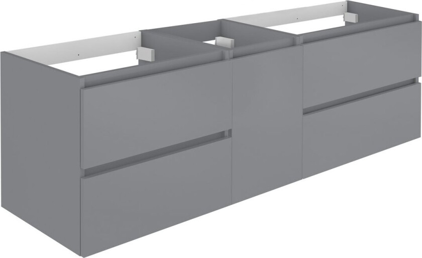 ALLIBERT LUNIK UNDERSKAP 150 CM ONYX GRÅ