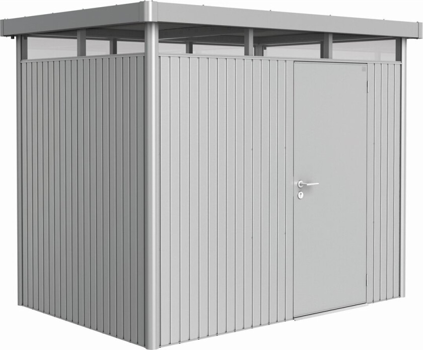BIOHORT UTEBOD HIGHLINE H2 1 DØR SØLV METALLIC