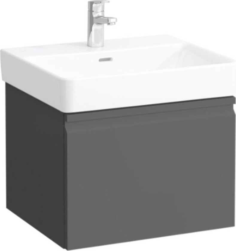 LAUFEN PRO S SERVANTSKAP 52 CM 1 SKUFF GRAFITTGRÅ