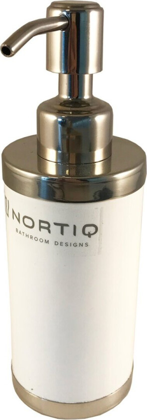 NORTIQ SÅPEDISPENSER HVIT RUSTFRITT STÅL