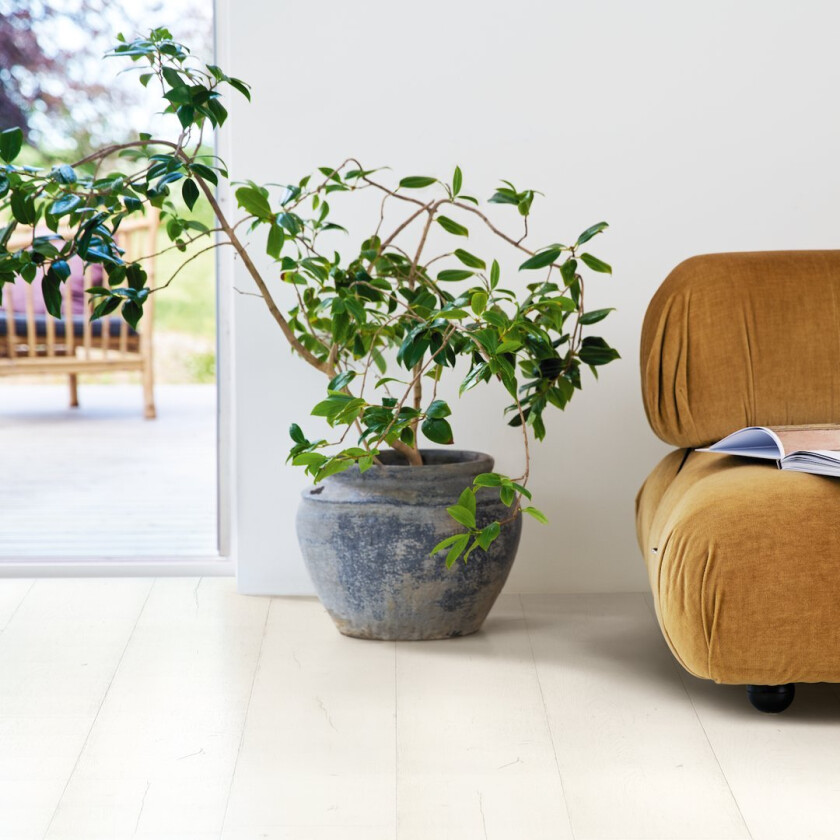 Laminatgulv Lillehammer Pro White Painted Oak