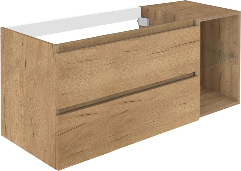 ALLIBERT LUNIK UNDERSKAP 120 CM HALIFAX NATUR EIK