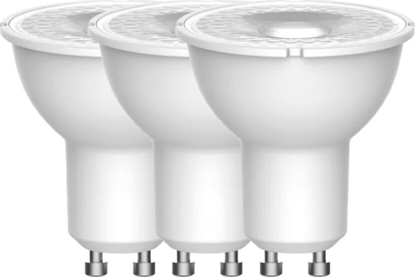 ENERGETIC PÆRE GU10 3,1W 230LM 2700K PLAST 3 PK
