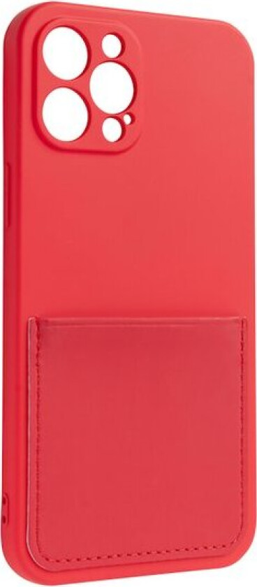 LEKI BYCPH COVER IPHONE 13 PRO RØD CARD HOLDER POCKET