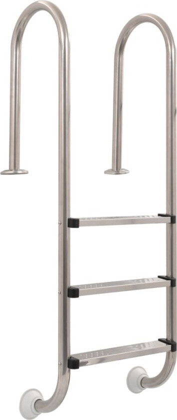 Bassengstige 3 trinn rustfritt stål 304 120 cm