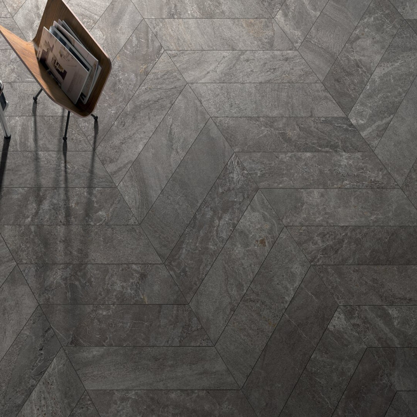 CHEVRON COTTAGE DARK NAT 14,5X49,8