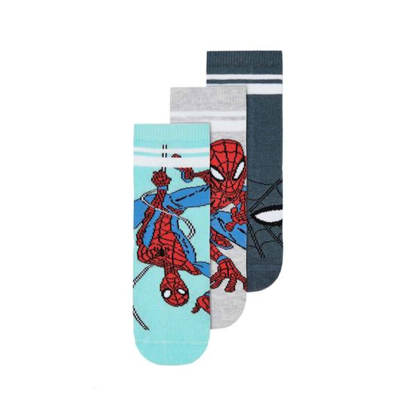 Name It Arn 3-Pack Spiderman Sokker, Tibetan Stone