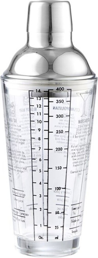 DAY COCKTAILSHAKER 400ML KLAR/RF.STÅL