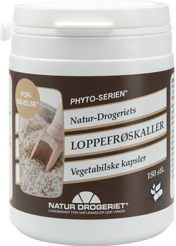 Natur-Drogeriet Loppefrøskaller Kapsler - 180 Kapsler