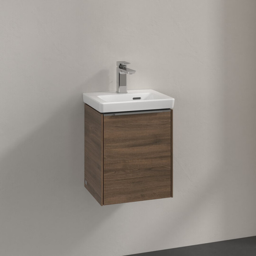 VILLEROY & BOCH SUBWAY 3.0 SERVANTSKAP 35X42 HØYRE ARIZONA OAK HÅNDTAK I KROM