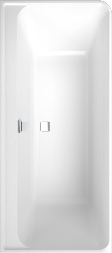 VILLEROY & BOCH COLLARO BADEKAR 180X80 BACK TO WALL VENSTRE MED AVLØPSSETT I KROM