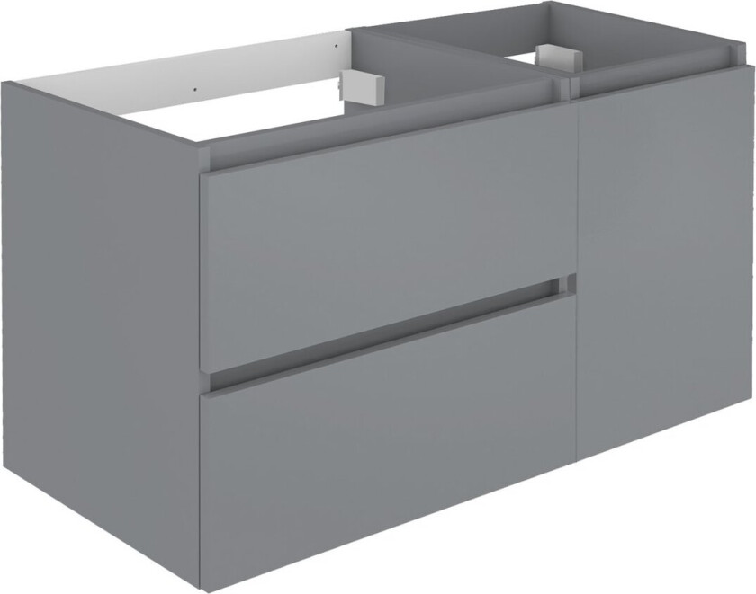 ALLIBERT LUNIK UNDERSKAP 90 CM ONYX GRÅ