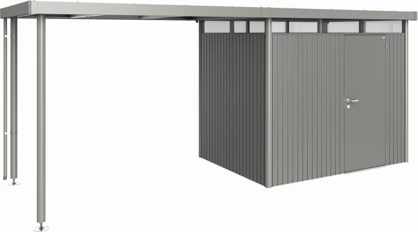 BIOHORT SIDETAK HIGHLINE H2 KVARTSGRÅ METALLIC