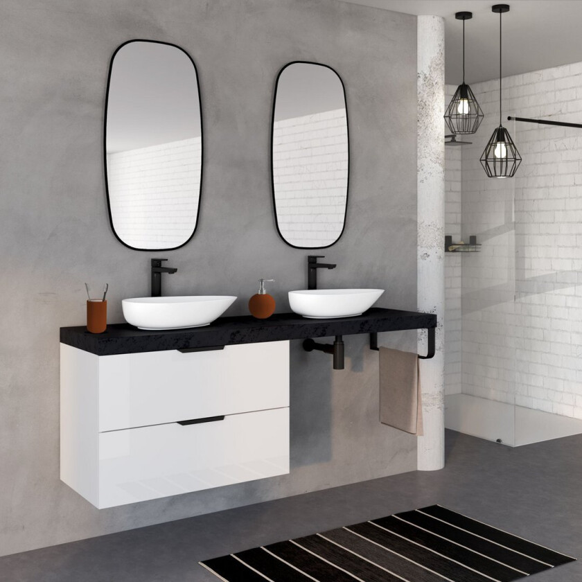 ALLIBERT PLAY UNDERSKAP 80 CM ALPINE HVIT HØYGLANS