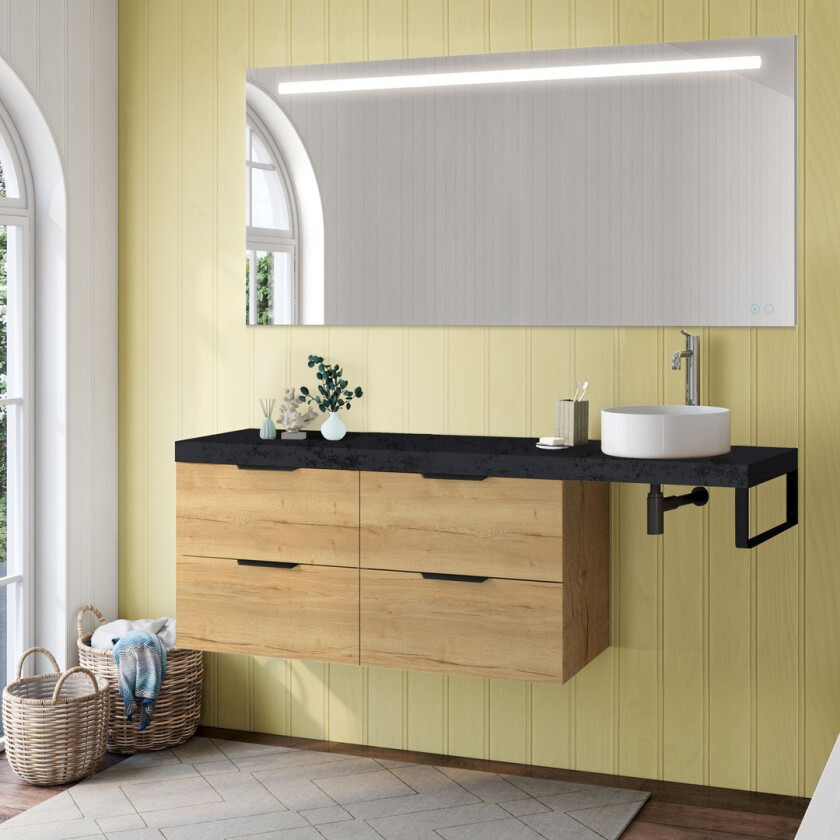 ALLIBERT PLAY UNDERSKAP 120 CM U/PLASS TIL VANNLÅS HALIFAX HONEY EIK