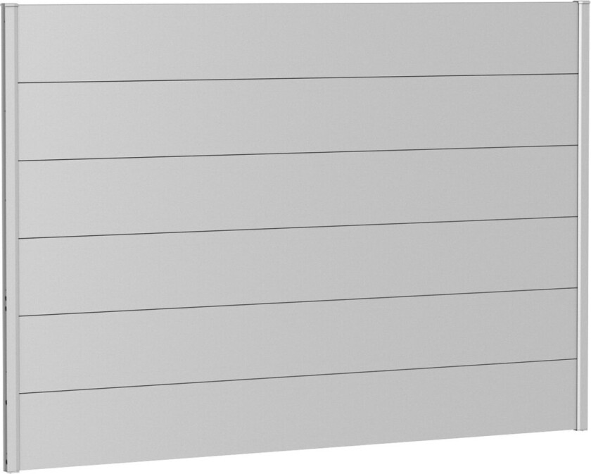 Bilde av BIOHORT VEGGPANEL FOR LEVEGG UTEN AKRYLGLASS 200X135 SØLV METALLIC
