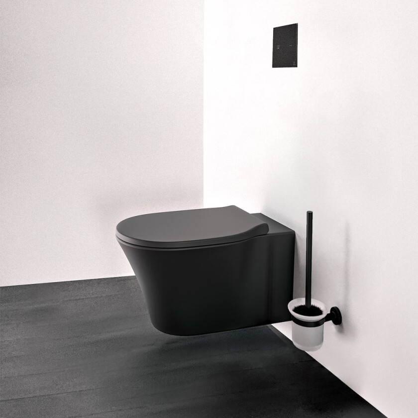 IDEAL STANDARD CONNECT AIR VEGGSKÅL M/SETE MATT SORT