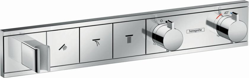 HANSGROHE RAINSELECT DUSJTERMOSTAT TIL INNBYGGING 3 UTTAK KROM