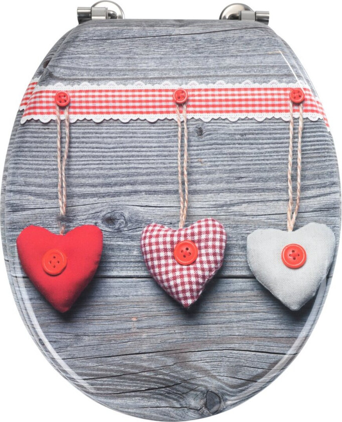 WENKO TOALETTSETE BAVARIAN HEARTS