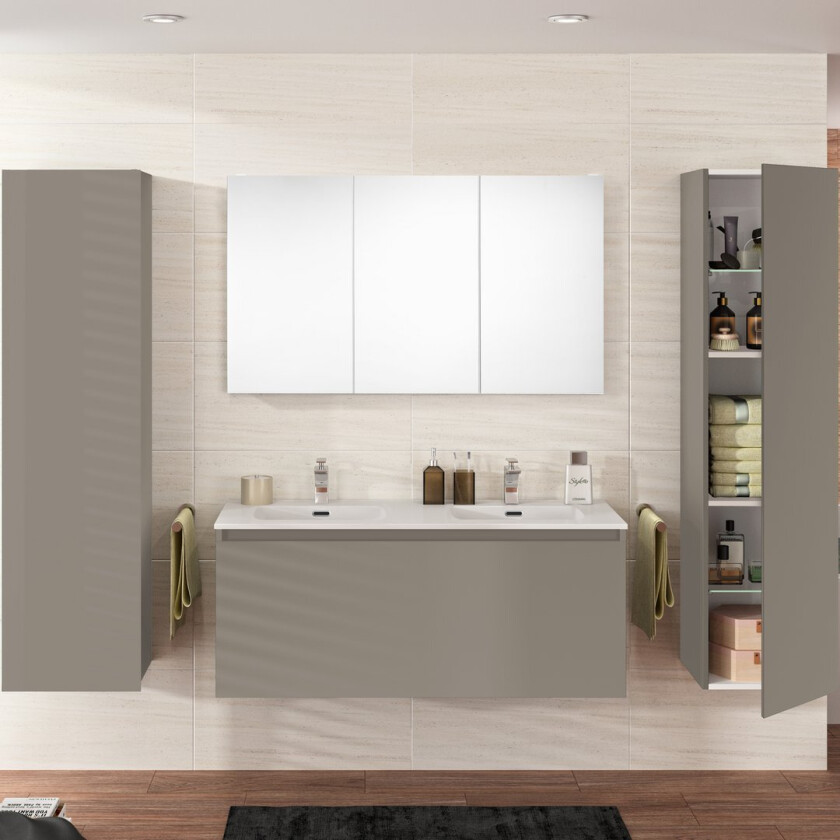 ALLIBERT NORDIK UNDERSKAP 120 CM ULTRA MATT GRÅ