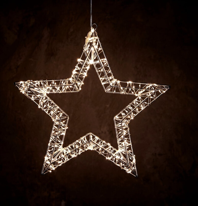 DAY STJERNE 38X3.5X36.5CM M/480 LED METALL