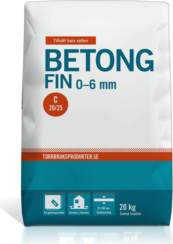 MIRA B20 TØRRBETONG 20KG