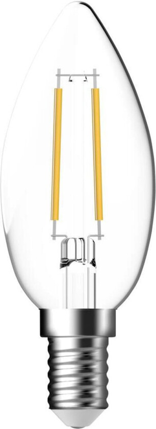 Bilde av ENERGETIC DIMBAR PÆRE E14 FILAMENT C35 4,8W 470LM 2700K DEMPET KLAR