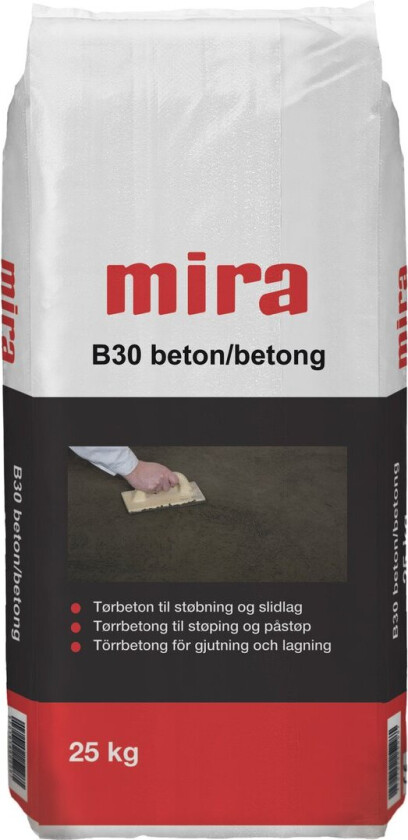 MIRA B30 TØRRBETONG 25KG