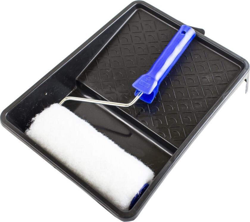 MALERBAKKE SORT MED RULLE