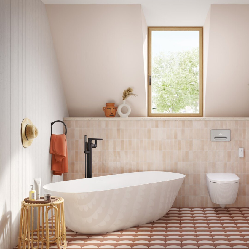 VILLEROY & BOCH THEANO FRITTSTÅENDE BADEKAR 170X75 HVIT ALPIN