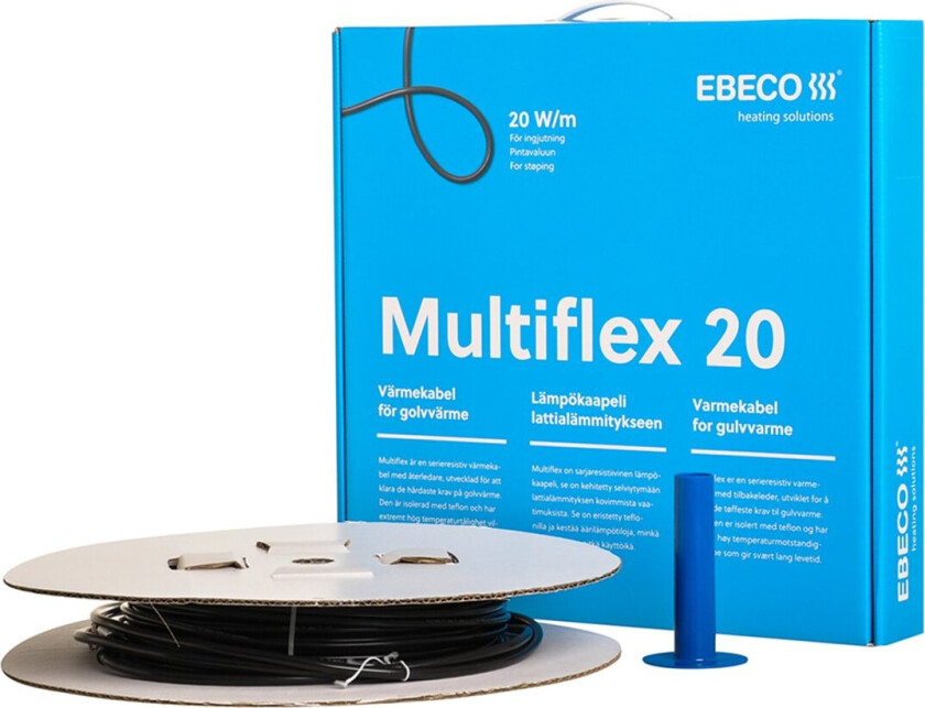 EBECO MULTIFLEX 20 VARMEKABEL 44 M 870 W