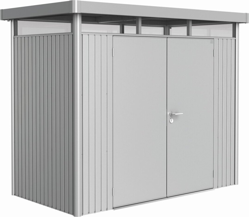 BIOHORT UTEBOD HIGHLINE H1 2 DØRER SØLV METALLIC