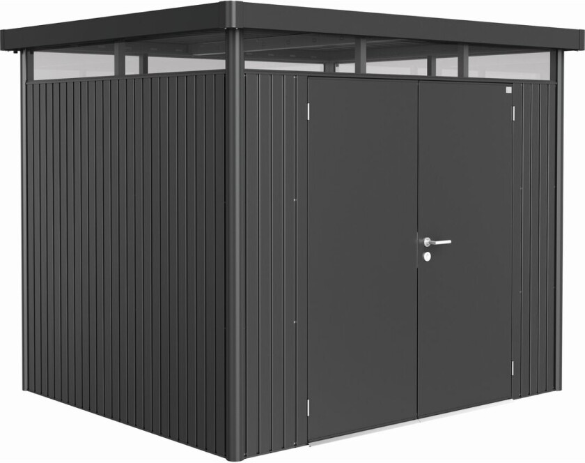BIOHORT UTEBOD HIGHLINE H3 2 DØRER MØRK GRÅ MET.