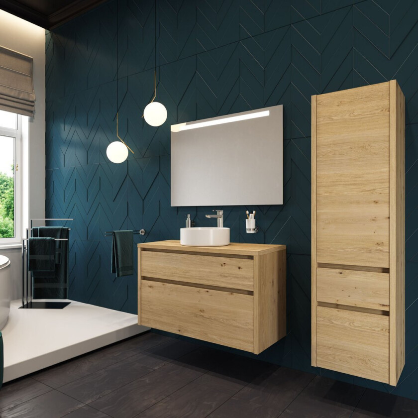 ALLIBERT ASTON UNDERSKAP 100 CM ARLINGTON EIK