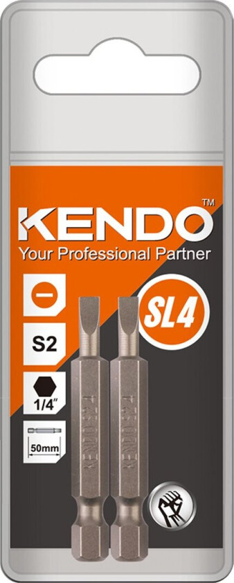 KENDO BITS SL4 50MM 2 STK